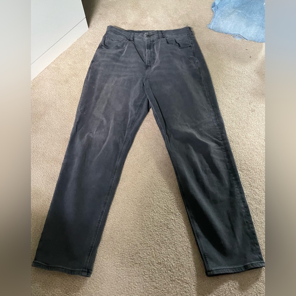 American eagle dark grey jeans size 12